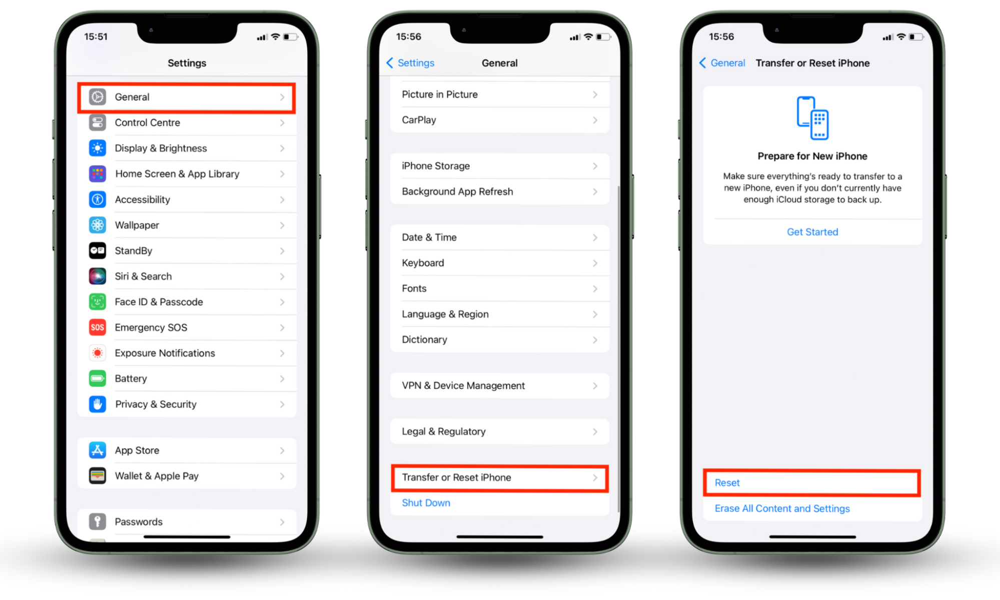 Do a factory reset to remove all traces of spyware, malware, and adware on your device. On your iPhone, go to Settings > General, then select Transfer or Reset iPhone. Choose Reset. Do a factory reset to remove all traces of spyware, malware, and adware on your device. On your iPhone, go to Settings > General, then select Transfer or Reset iPhone. Choose Reset.