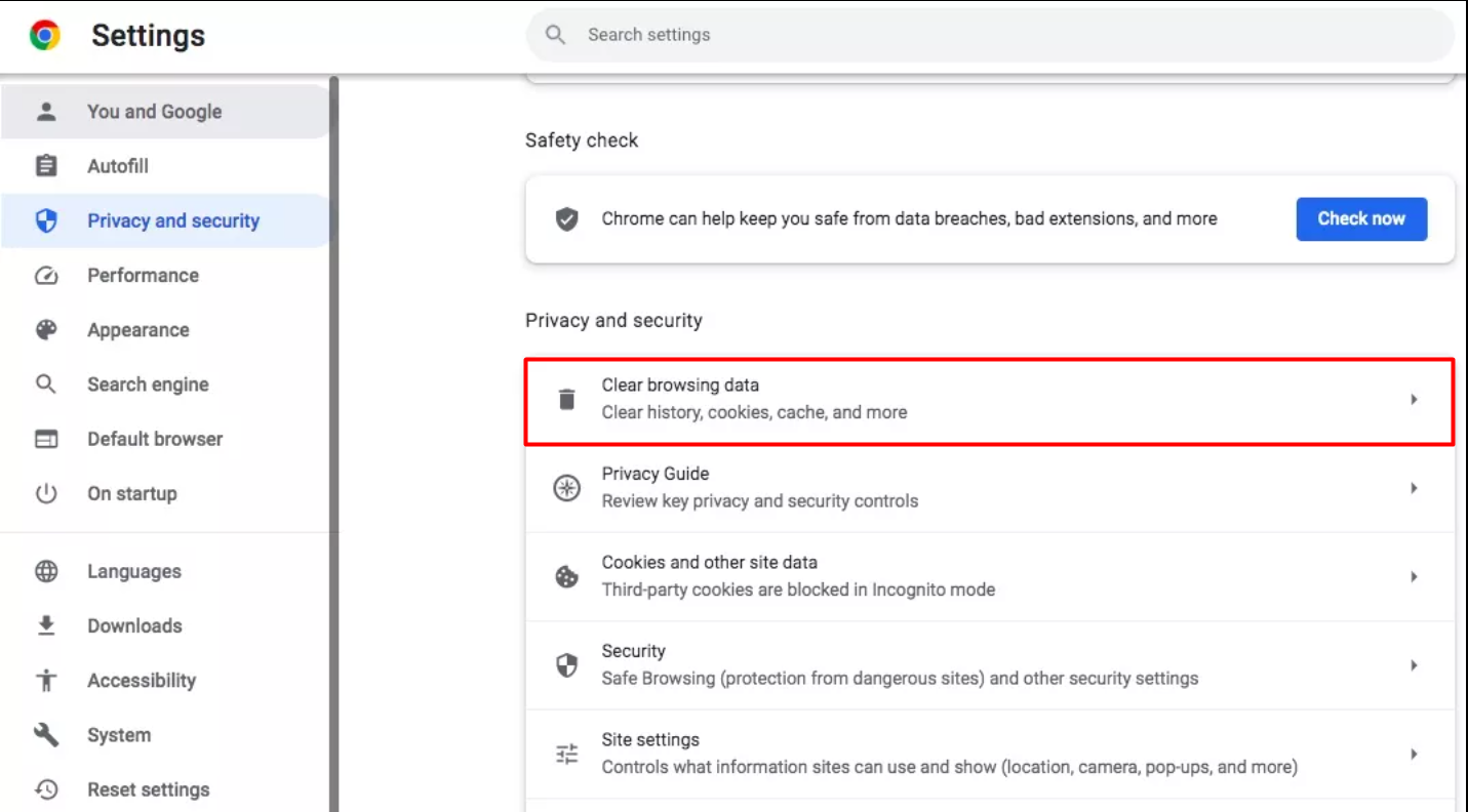 Privacy and Security settings in Google Chrome. Privacy and Security settings in Google Chrome.