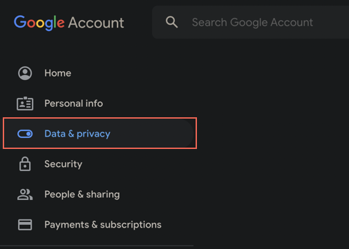 Data & privacy Data & privacy