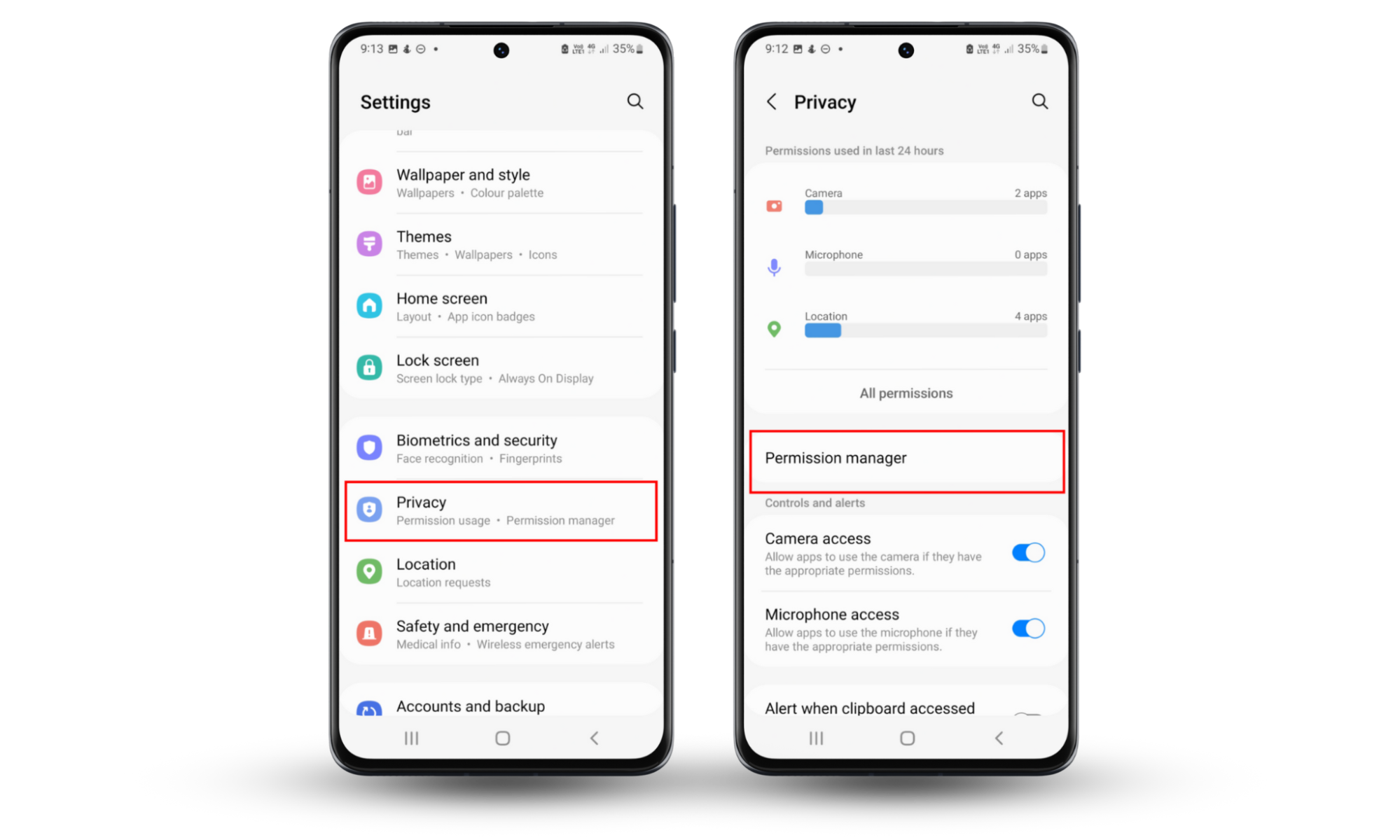 To stop someone from reading your text messages from a different phone, you need to cancel their permissions. Go to Privacy > Permission manager > SMS, then toggle off all permissions for suspicious apps. To stop someone from reading your text messages from a different phone, you need to cancel their permissions. Go to Privacy > Permission manager > SMS, then toggle off all permissions for suspicious apps.