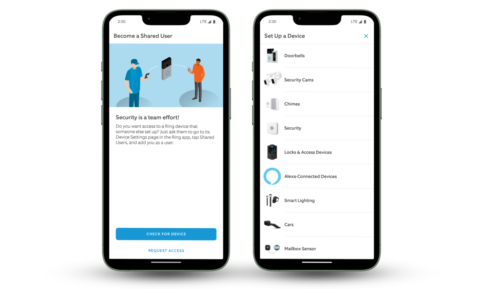 Screenshots showing the Ring Doorbell app, an Android app that can spy on you and send your data to third-party data analytics services. Screenshots showing the Ring Doorbell app, an Android app that can spy on you and send your data to third-party data analytics services.