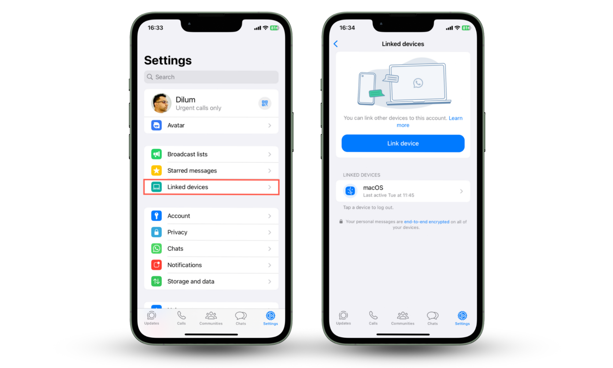 Checking for unknown linked devices on WhatsApp since it's impossible for someone to spy on your phone through only linked contacts on iPhone. Checking for unknown linked devices on WhatsApp since it's impossible for someone to spy on your phone through only linked contacts on iPhone.