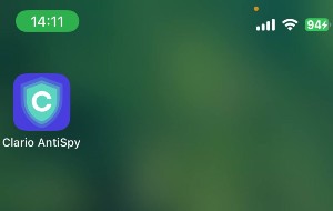 Orange Dot on iPhone Orange Dot on iPhone