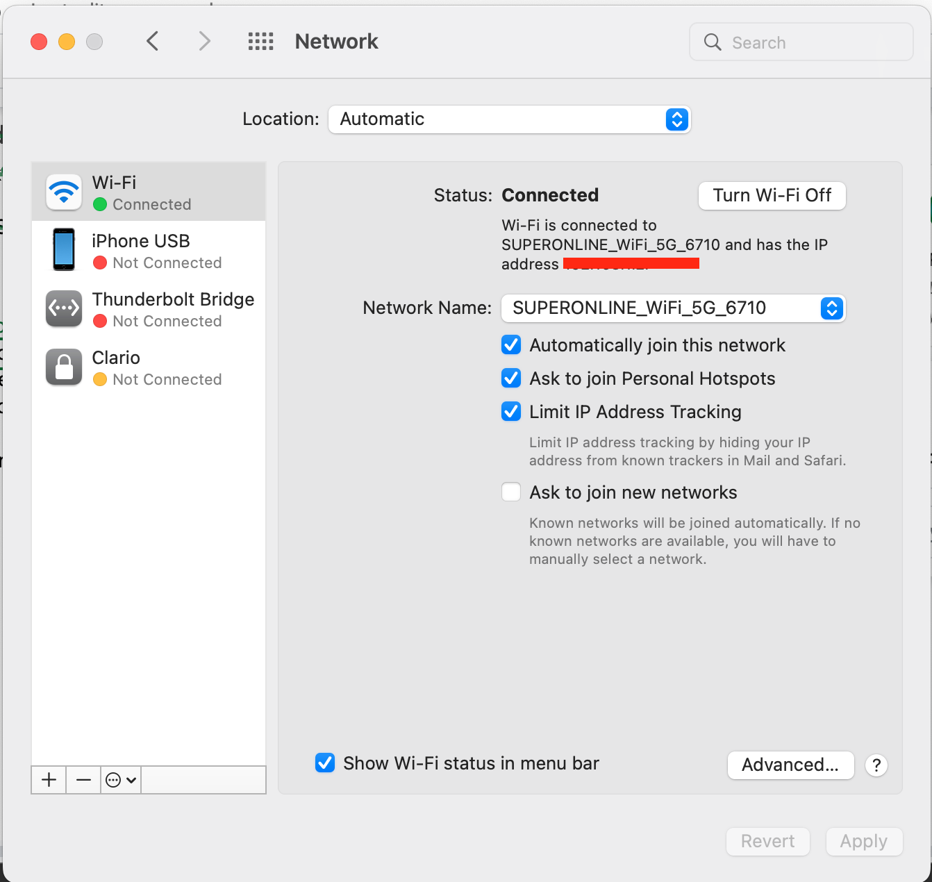 These Mac screenshots show how to find your private IP address assigned by your router via System Settings—it's different from your public IP. These Mac screenshots show how to find your private IP address assigned by your router via System Settings—it's different from your public IP.