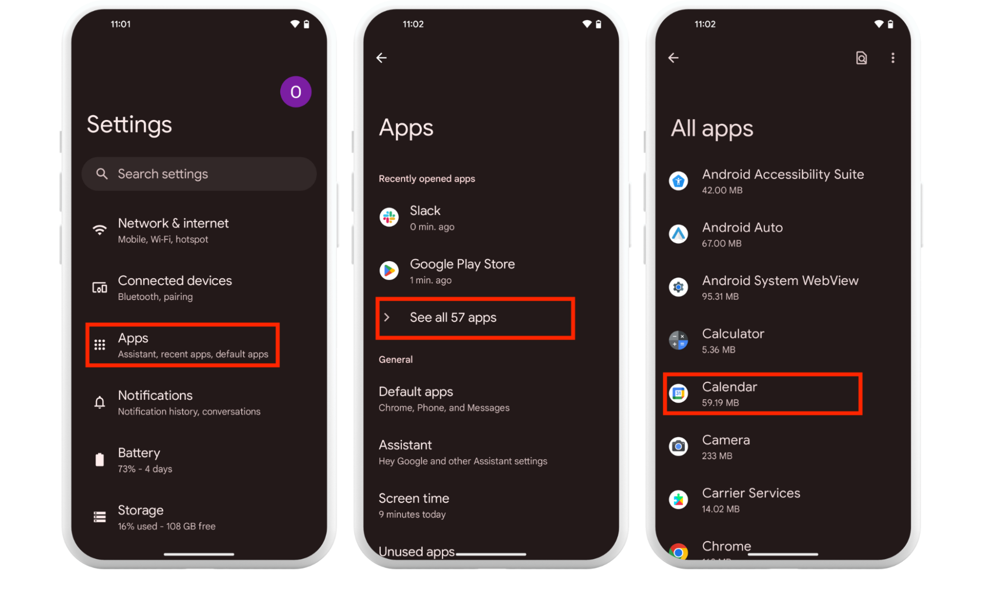 Check the app's permissions on your Android phone Check the app's permissions on your Android phone