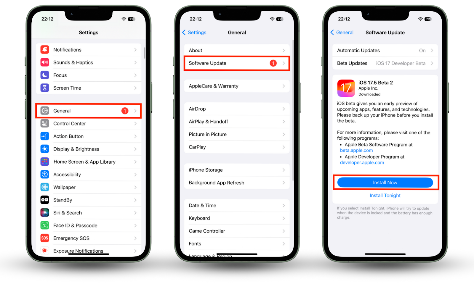 iPhone's Settings app shows how to Update your iOS if your iPhone Won’t Make Calls but Will Text. Go to Settings > General > Software Update > Update Now. iPhone's Settings app shows how to Update your iOS if your iPhone Won’t Make Calls but Will Text. Go to Settings > General > Software Update > Update Now.