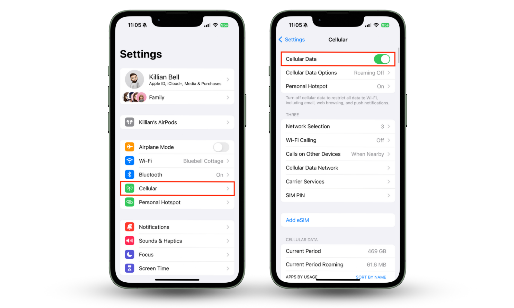 The Wi-Fi menu in Settings on iPhone. If your iPhone has been hacked, use the toggles to disable Wi-Fi and mobile data to prevent communication with hackers. The Wi-Fi menu in Settings on iPhone. If your iPhone has been hacked, use the toggles to disable Wi-Fi and mobile data to prevent communication with hackers.