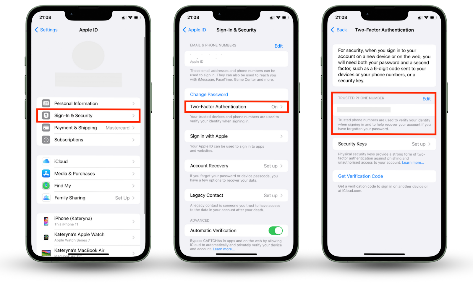 If you want to Catch Someone Spying on Your Phone, set up two-factor authentication for your Apple ID. Open Settings > Sign-In & Security > Two-Factor Authentication, then follow the on-screen prompt to set it up. If you want to Catch Someone Spying on Your Phone, set up two-factor authentication for your Apple ID. Open Settings > Sign-In & Security > Two-Factor Authentication, then follow the on-screen prompt to set it up.
