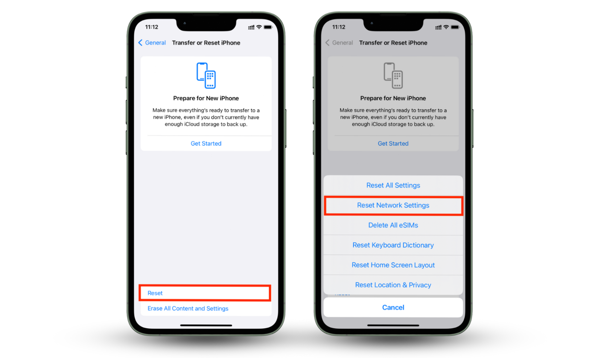 These screenshots instruct how to reset network settings in iOS if iPhone is not making calls. These screenshots instruct how to reset network settings in iOS if iPhone is not making calls.