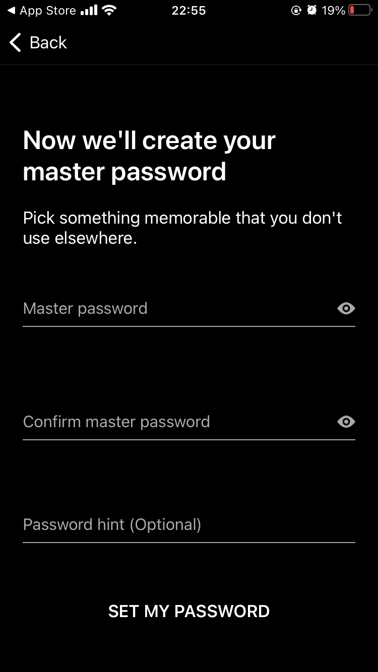 LastPass master password creation LastPass master password creation