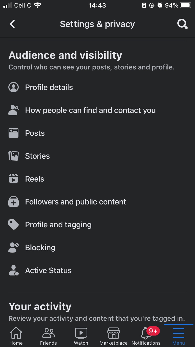 Facebook privacy settings Facebook privacy settings