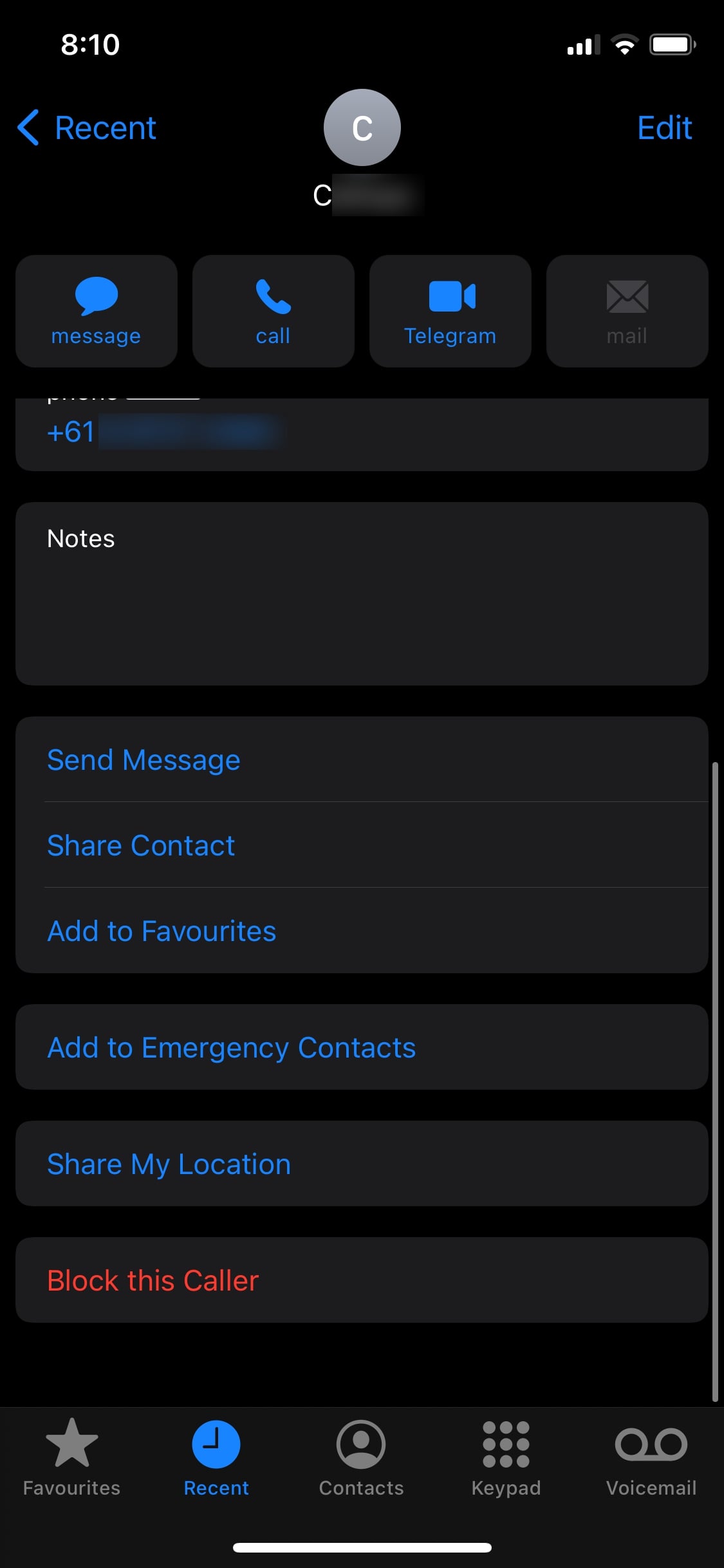 Block this Caller Block this Caller