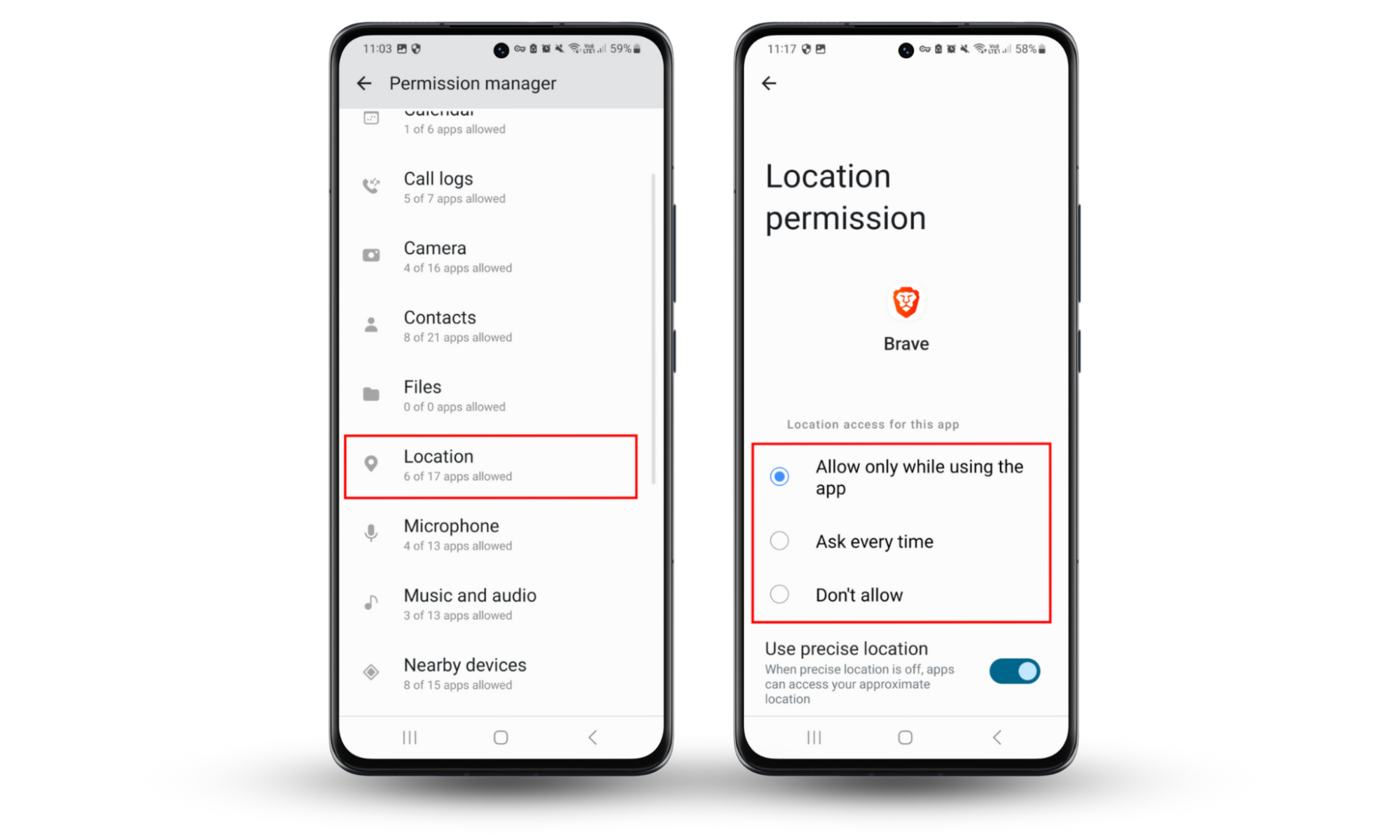 Android screenshots showing how to access and deny permissions for suspicious apps as a way to stop your girlfriend from spying on your phone. Android screenshots showing how to access and deny permissions for suspicious apps as a way to stop your girlfriend from spying on your phone.