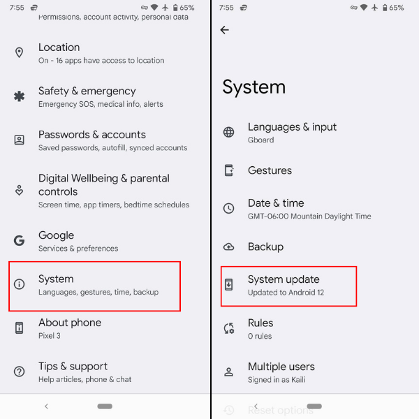 Android Software Update Instructions Android Software Update Instructions