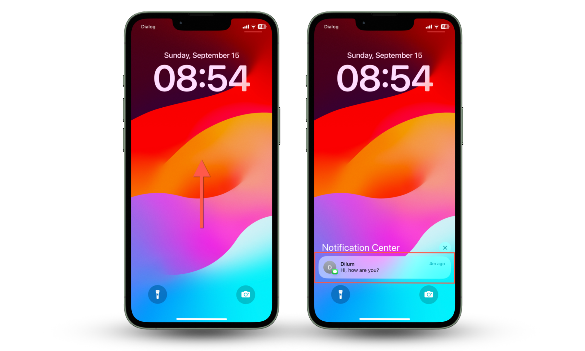 iPhone home screen demonstrates how to view older notifications and alerts via the Lock Screen in iOS and see iPhone unlock history. iPhone home screen demonstrates how to view older notifications and alerts via the Lock Screen in iOS and see iPhone unlock history.