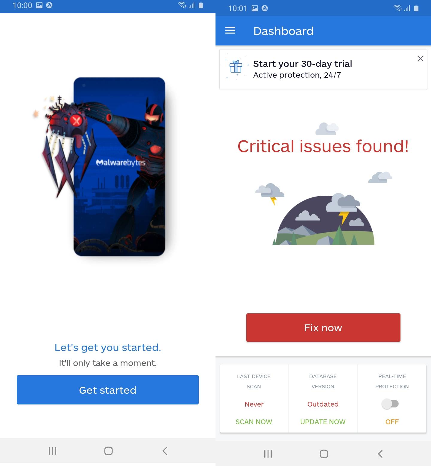 Malwarebytes app Malwarebytes app