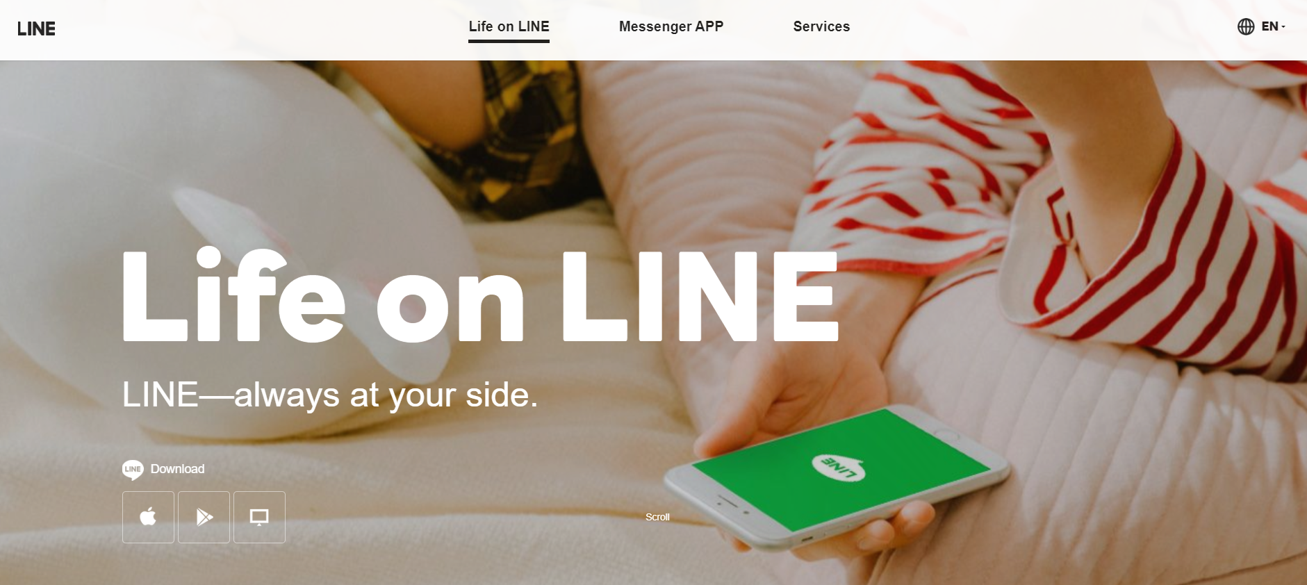 LINE Website LINE Website