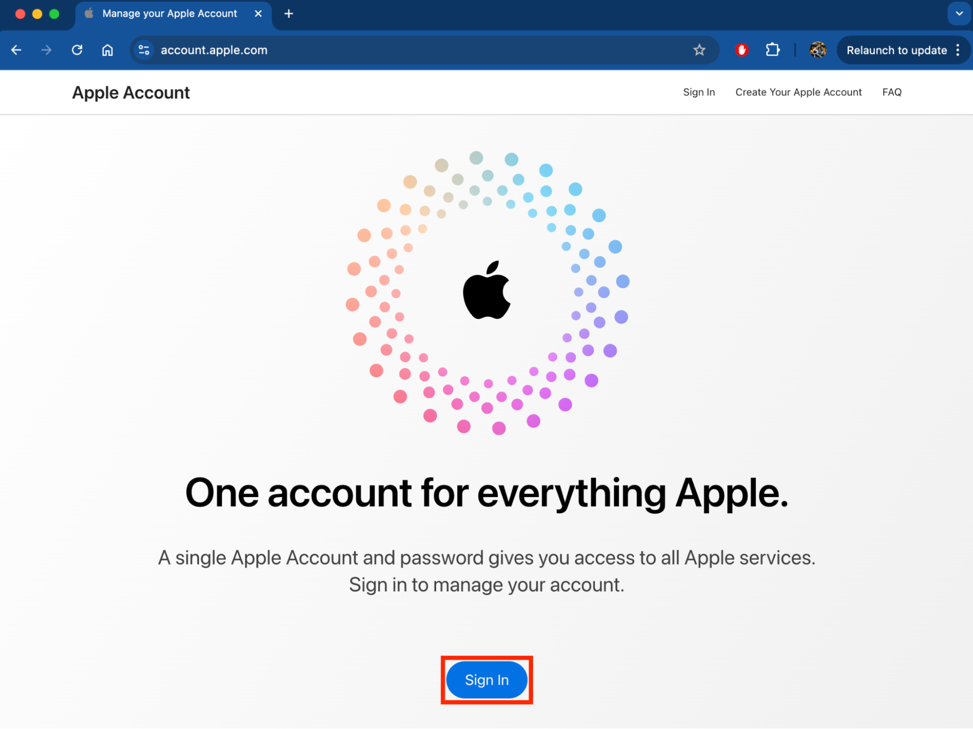 The Apple Account page in Google Chrome on Mac. If your Apple ID is hacked, you can visit this site to try signing into it. This will tell you whether hackers have changed your password or not. The Apple Account page in Google Chrome on Mac. If your Apple ID is hacked, you can visit this site to try signing into it. This will tell you whether hackers have changed your password or not.
