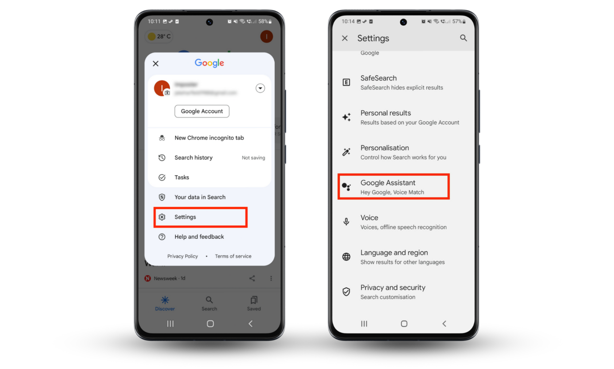 Instructions on how to access Google Assistant on an Android phone. Instructions on how to access Google Assistant on an Android phone.