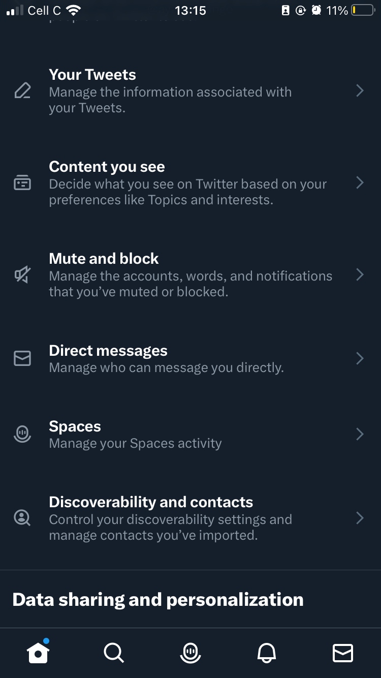 Twitter privacy settings Twitter privacy settings