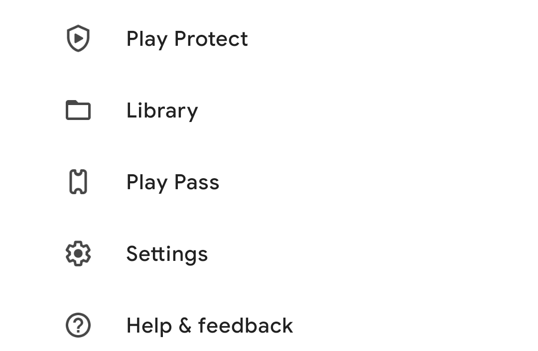 Google play settings Google play settings