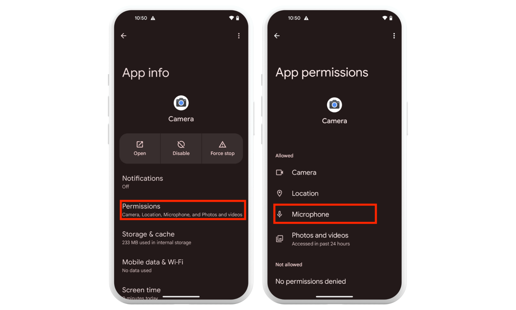 Turn off microphone access on your Android phone Turn off microphone access on your Android phone