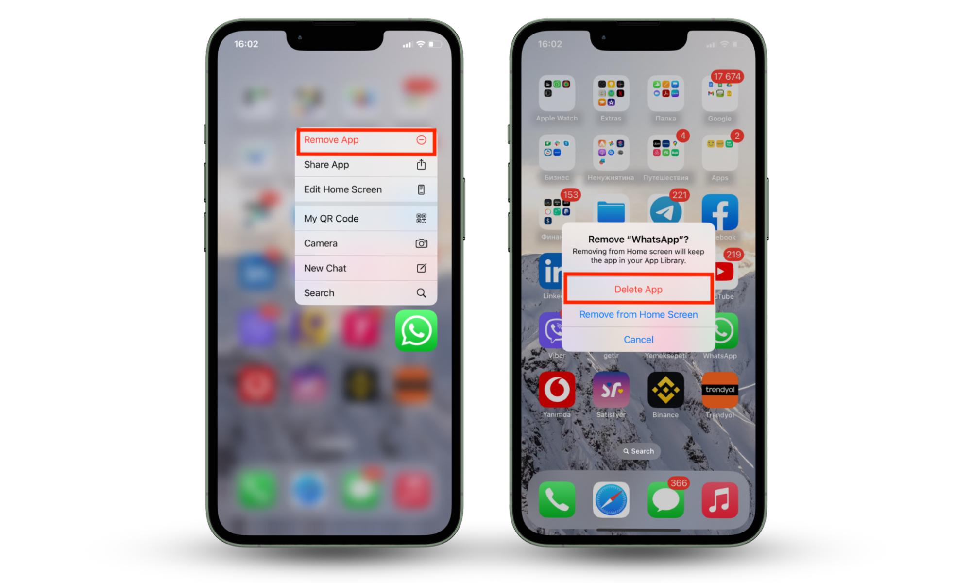 Uninstall unused or suspicious apps to prevent your phone from being tapped. On an iPhone, hold down the app icon and select Remove App, followed Delete App. Uninstall unused or suspicious apps to prevent your phone from being tapped. On an iPhone, hold down the app icon and select Remove App, followed Delete App.