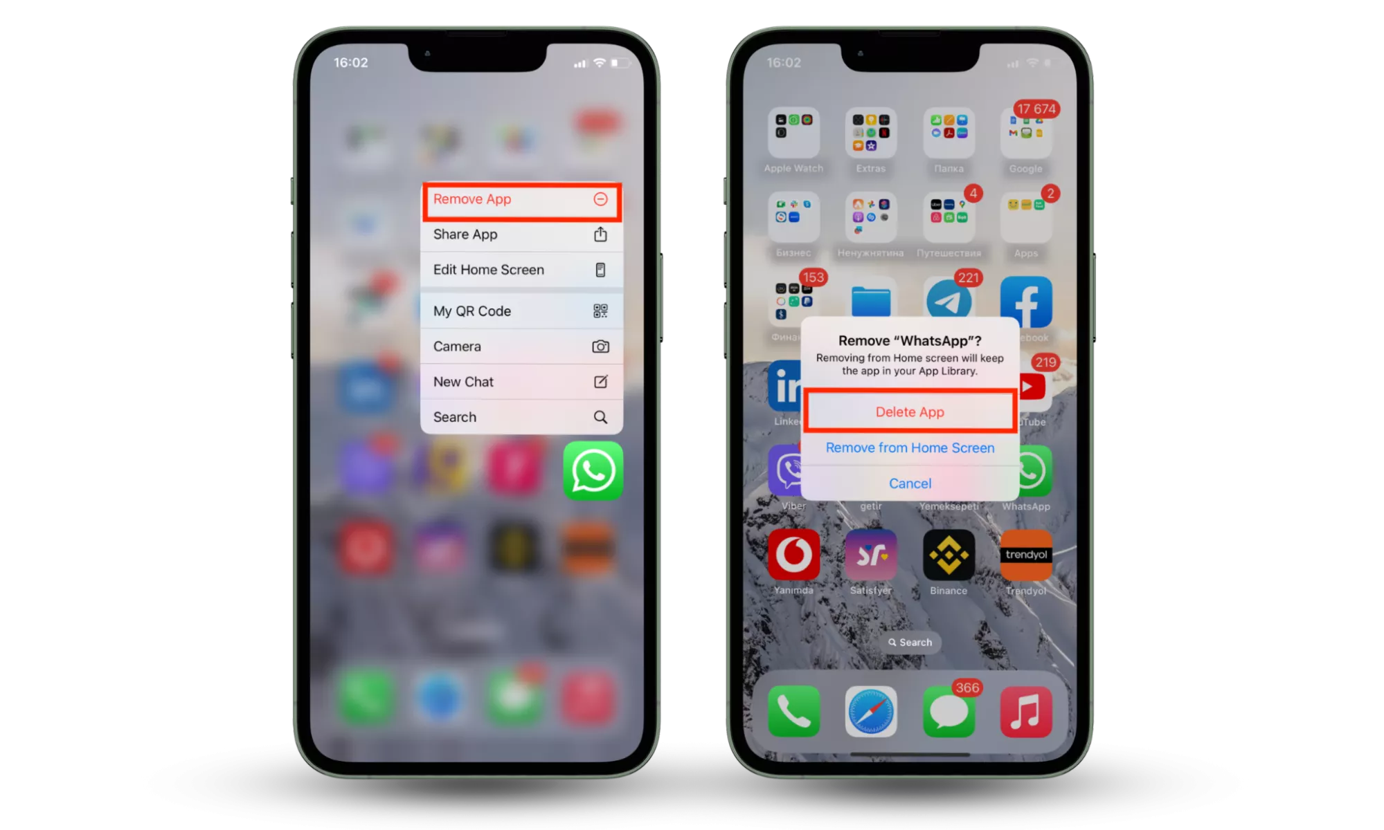 Uninstall unused or suspicious apps to prevent your phone from being tapped. On an iPhone, hold down the app icon and select Remove App, followed Delete App. Uninstall unused or suspicious apps to prevent your phone from being tapped. On an iPhone, hold down the app icon and select Remove App, followed Delete App.