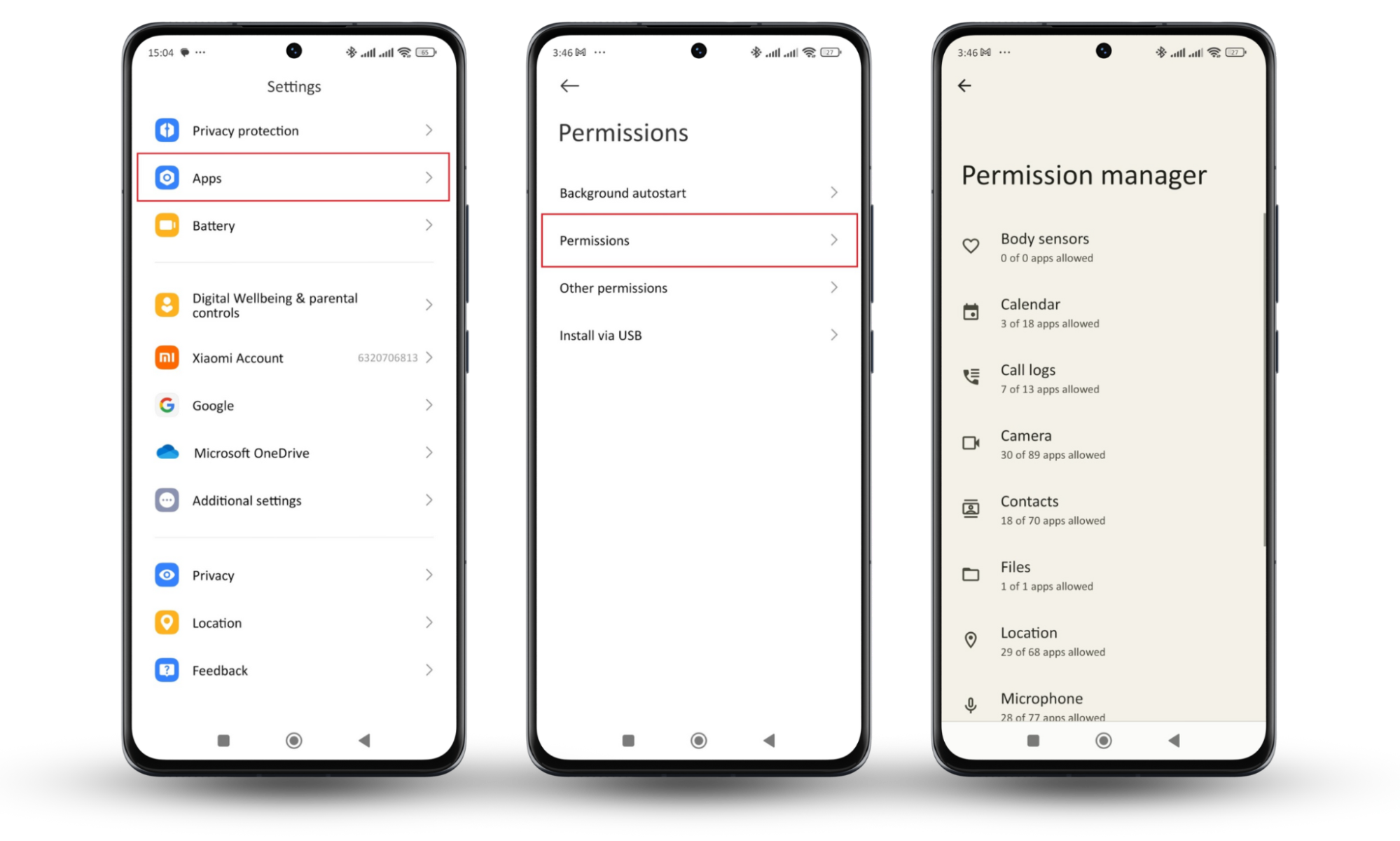 Instructions on how to select the profile icon in Google Play Store, open Play Protect, and tap Instructions on how to select the profile icon in Google Play Store, open Play Protect, and tap