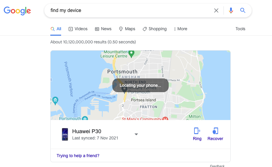 Use Google’s Find My Device Use Google’s Find My Device