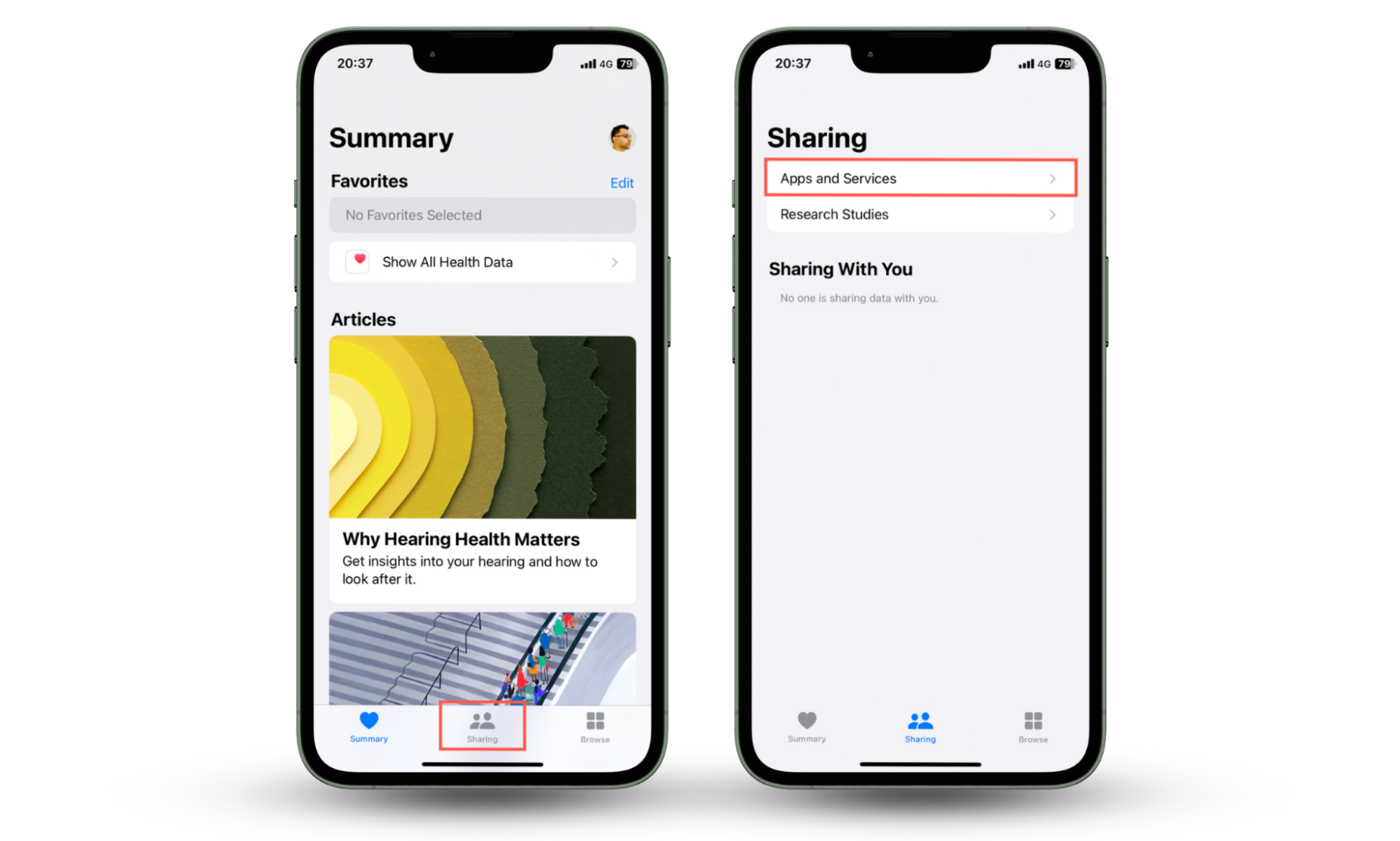 These iPhone screenshots show how to manage health data access via the Health app if suspect that your Apple Watch is spying on you. These iPhone screenshots show how to manage health data access via the Health app if suspect that your Apple Watch is spying on you.
