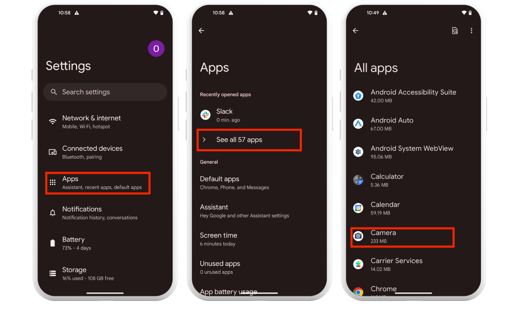 Check the list of the apps installed on your Android device Check the list of the apps installed on your Android device