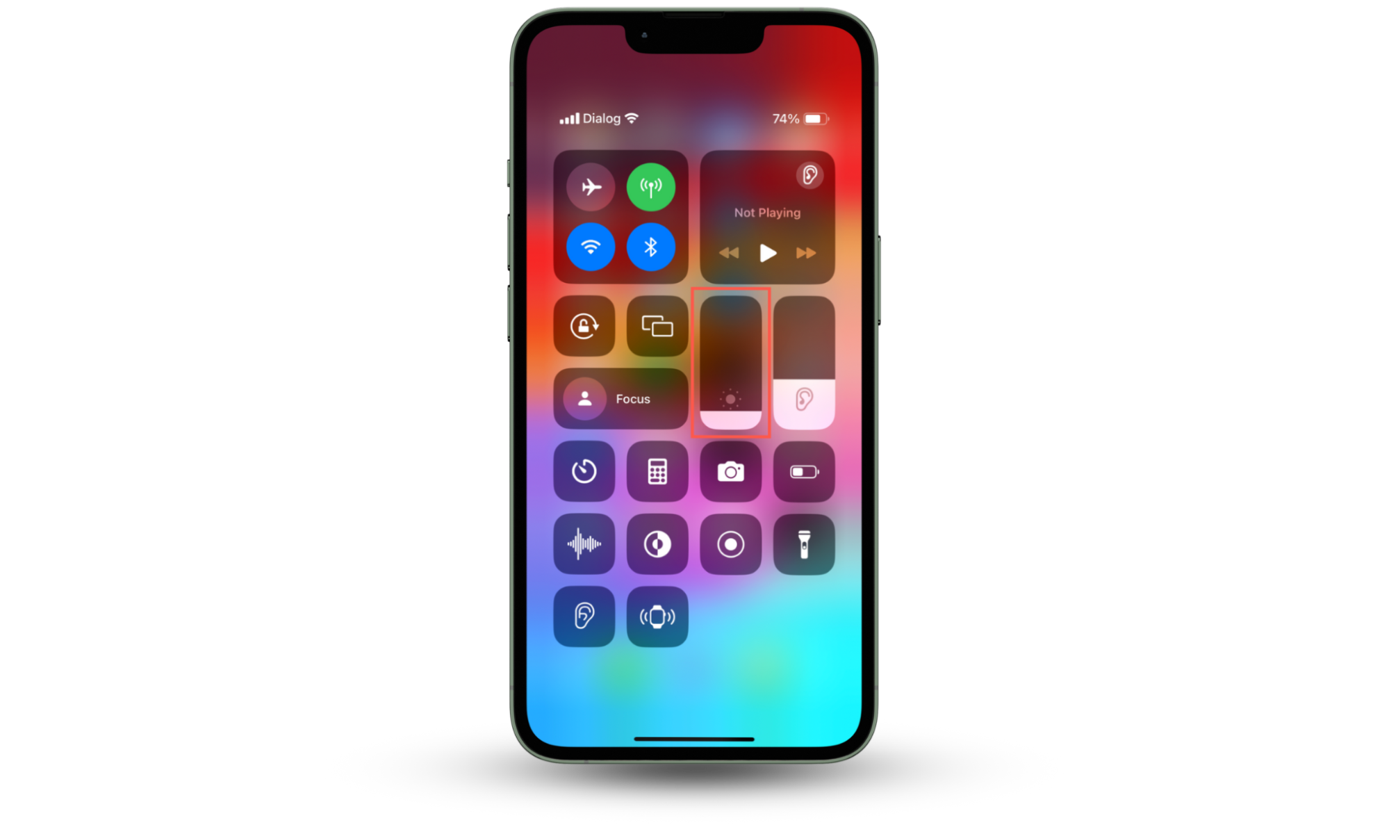 Screenshots that demonstrate how to adjust the screen brightness on iOS and Android devices if your phone keeps glitching. Screenshots that demonstrate how to adjust the screen brightness on iOS and Android devices if your phone keeps glitching.