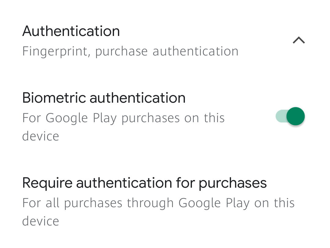 turn on biometric authentication on Android turn on biometric authentication on Android