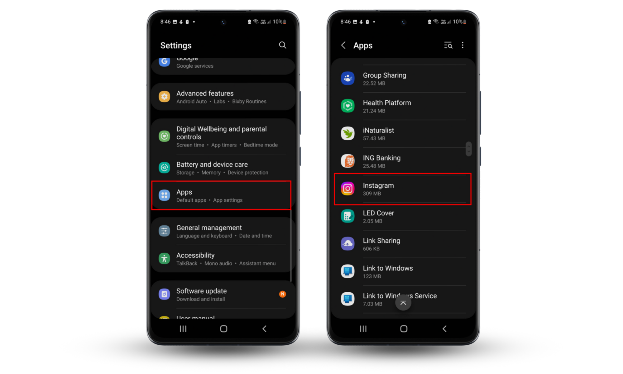 A screenshot of an Android screen showing how to remove Instagram's location permissions to stop Instagram from spying on you. A screenshot of an Android screen showing how to remove Instagram's location permissions to stop Instagram from spying on you.