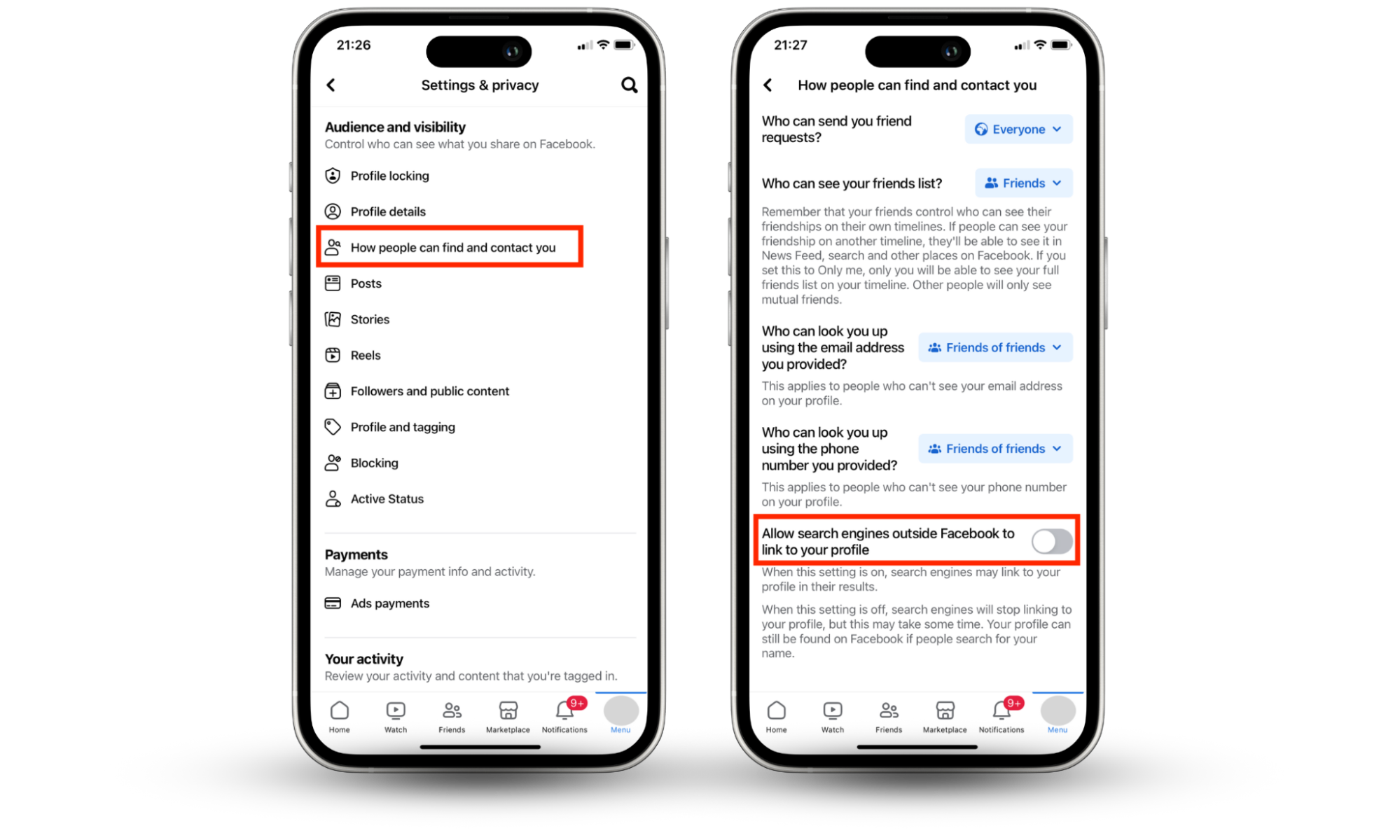 How to limit the ways people find and contact you on Facebook. How to limit the ways people find and contact you on Facebook.