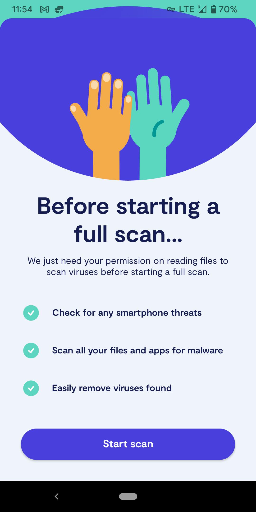 Clario App Start Antivirus Scan Clario App Start Antivirus Scan