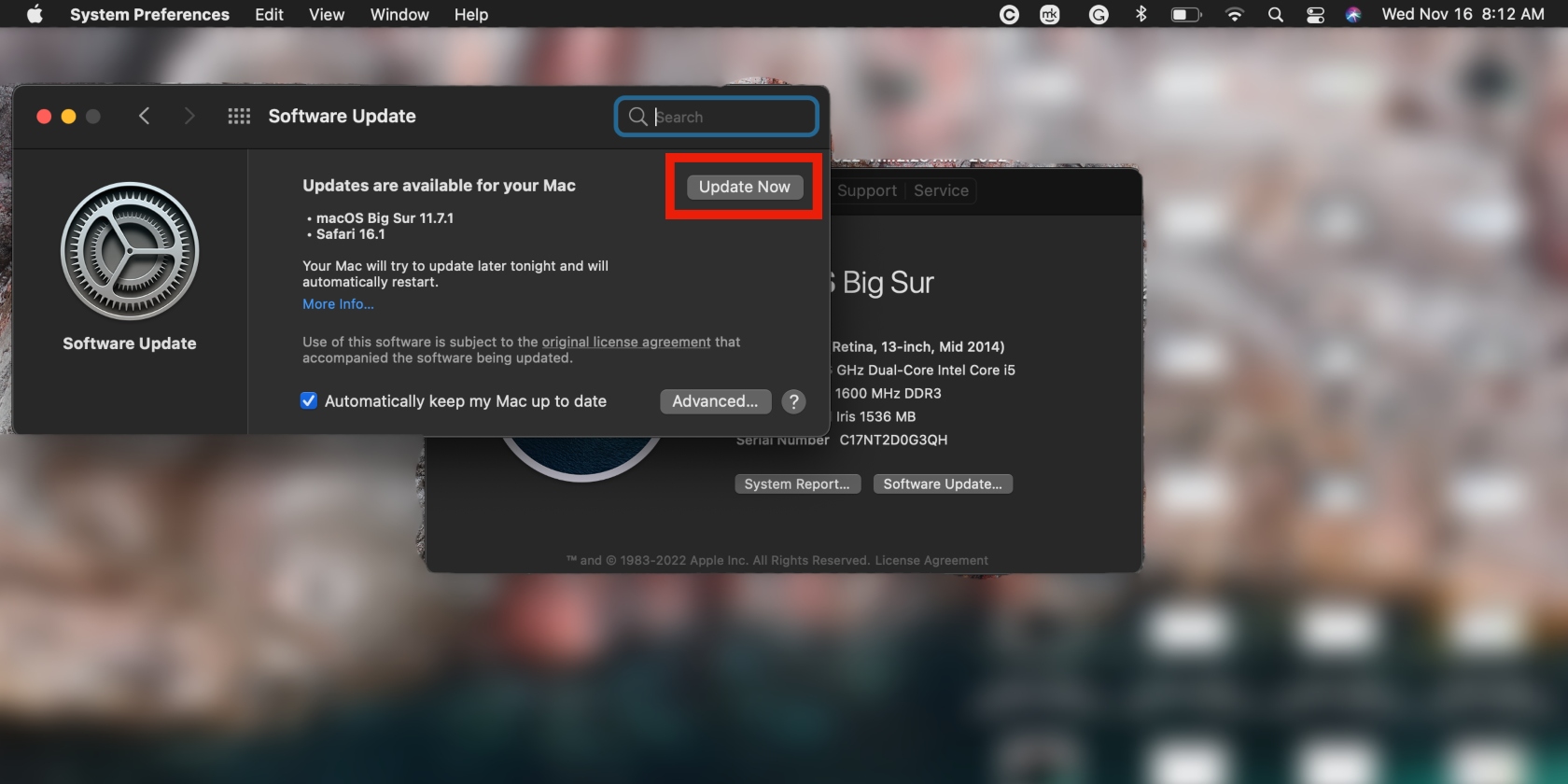 This desktop screenshot shows how to install the latest updates for the operating system—if your VPN is slow, this can help speed it up. This desktop screenshot shows how to install the latest updates for the operating system—if your VPN is slow, this can help speed it up.