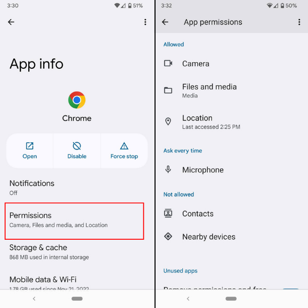 Android App Permissions Android App Permissions