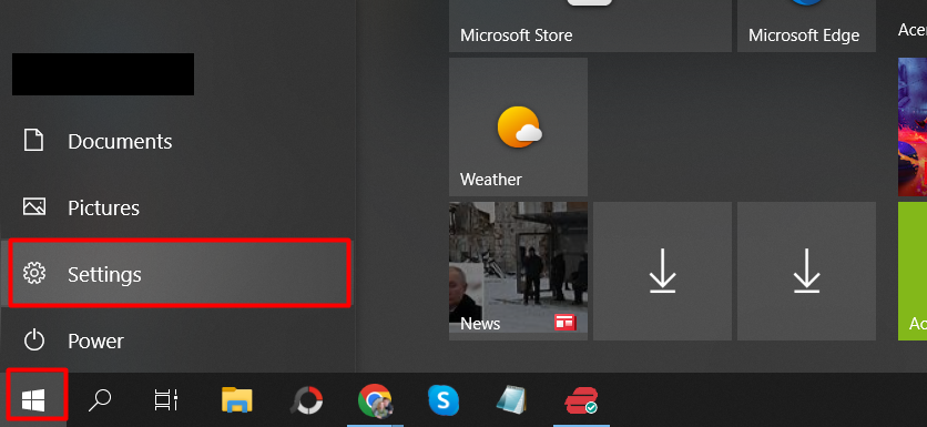 Windows Start Menu Windows Start Menu