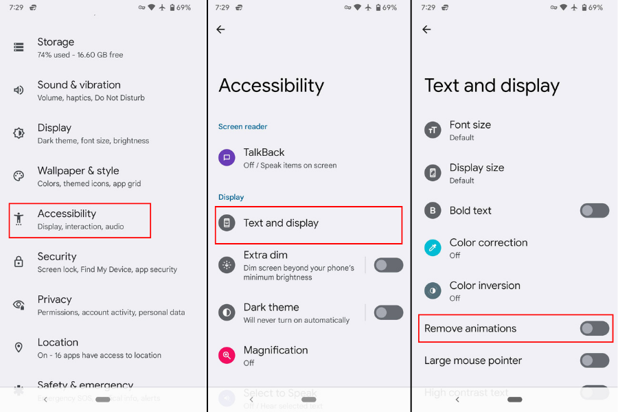 Android Remove Animations Instructions Android Remove Animations Instructions