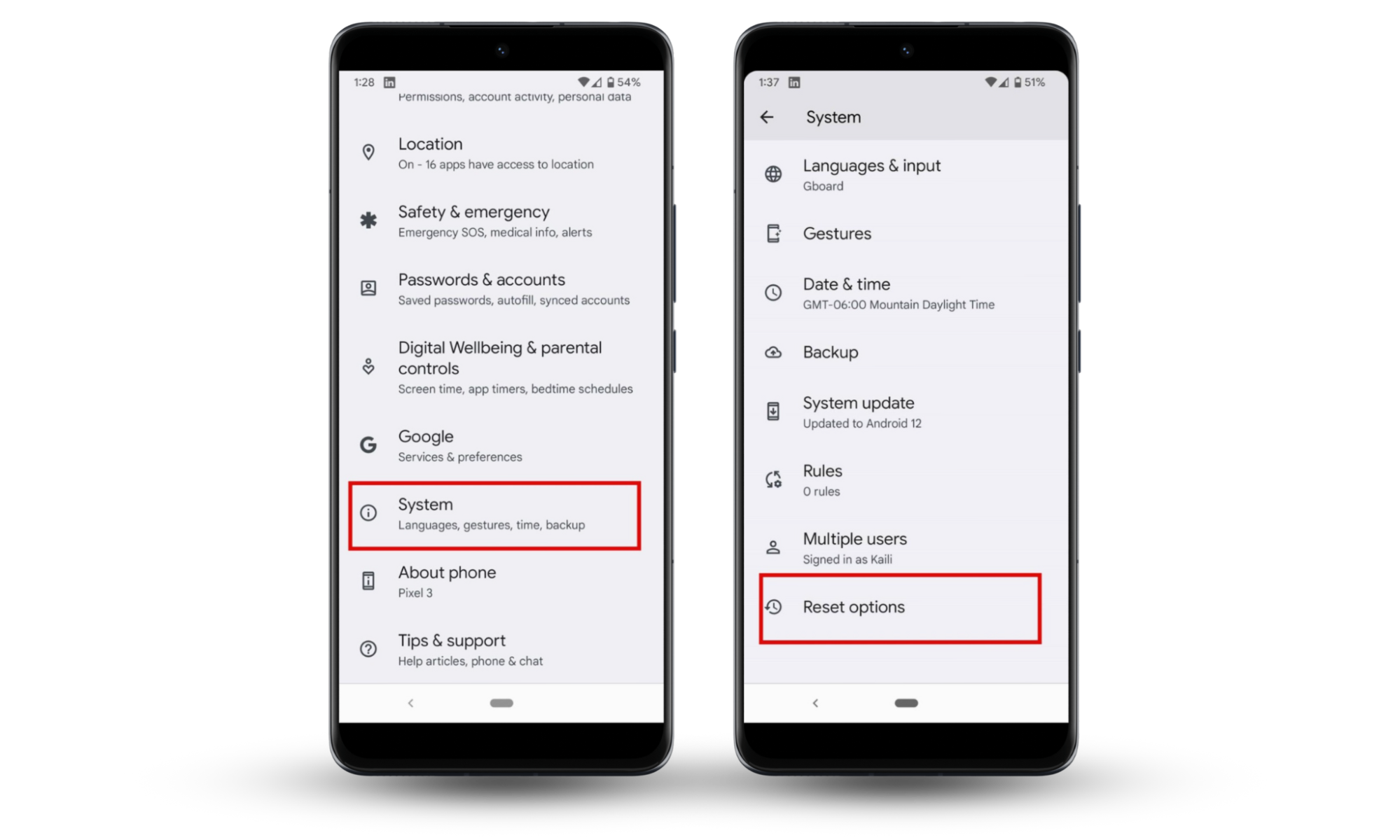 If your phone won't connect to Wi-Fi, reset network settings on Android. Open your Settings app, scroll down, and select System. If your phone won't connect to Wi-Fi, reset network settings on Android. Open your Settings app, scroll down, and select System.