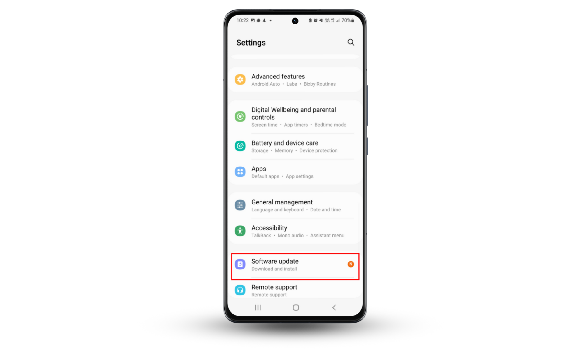 This screenshot shows you how to install a software update on your Android device if your boyfriend is tracking your phone. This screenshot shows you how to install a software update on your Android device if your boyfriend is tracking your phone.