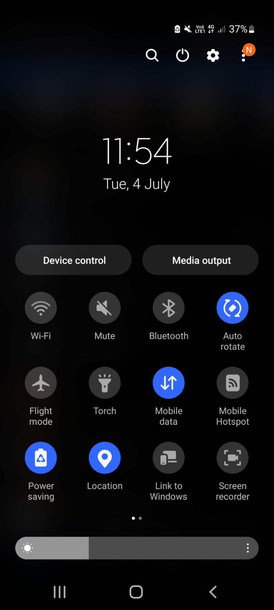 Tap the location marker icon to disable location services on Android. Tap the location marker icon to disable location services on Android.