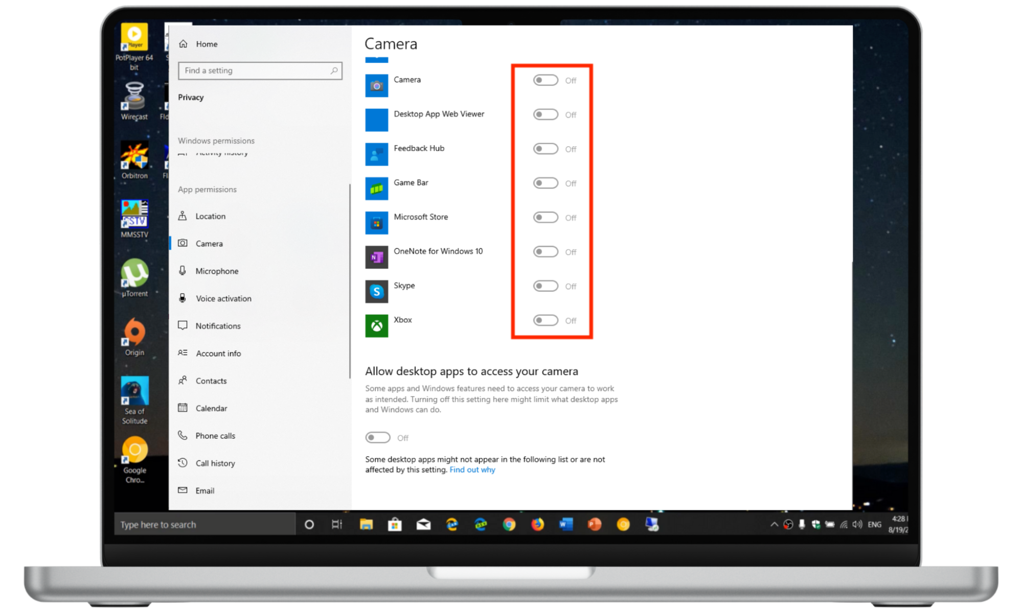 Block apps from accessing microphone on your Windows device. Block apps from accessing microphone on your Windows device.