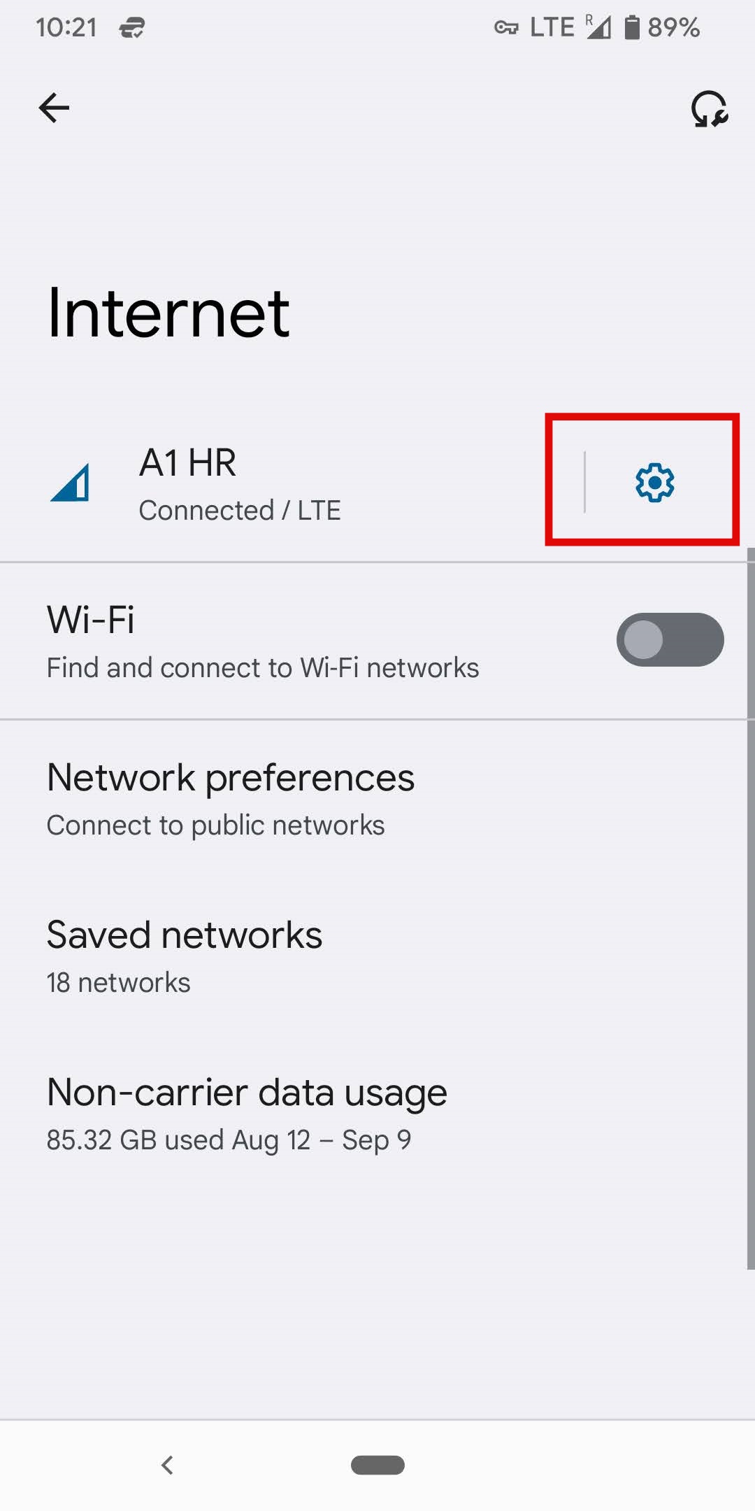 Android Internet Settings Android Internet Settings