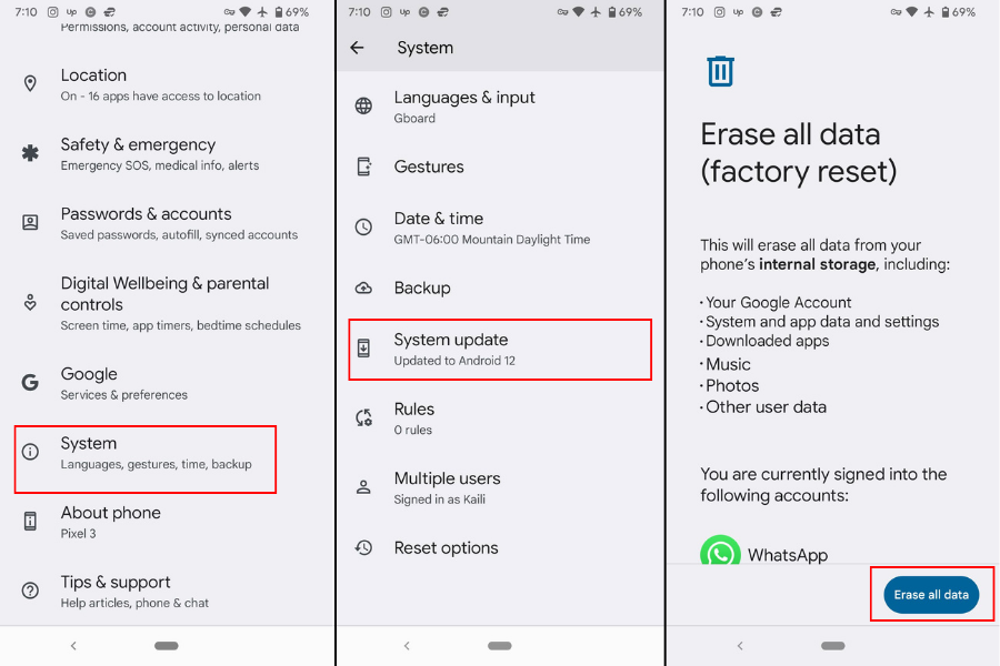Android Factory Reset Instructions Android Factory Reset Instructions