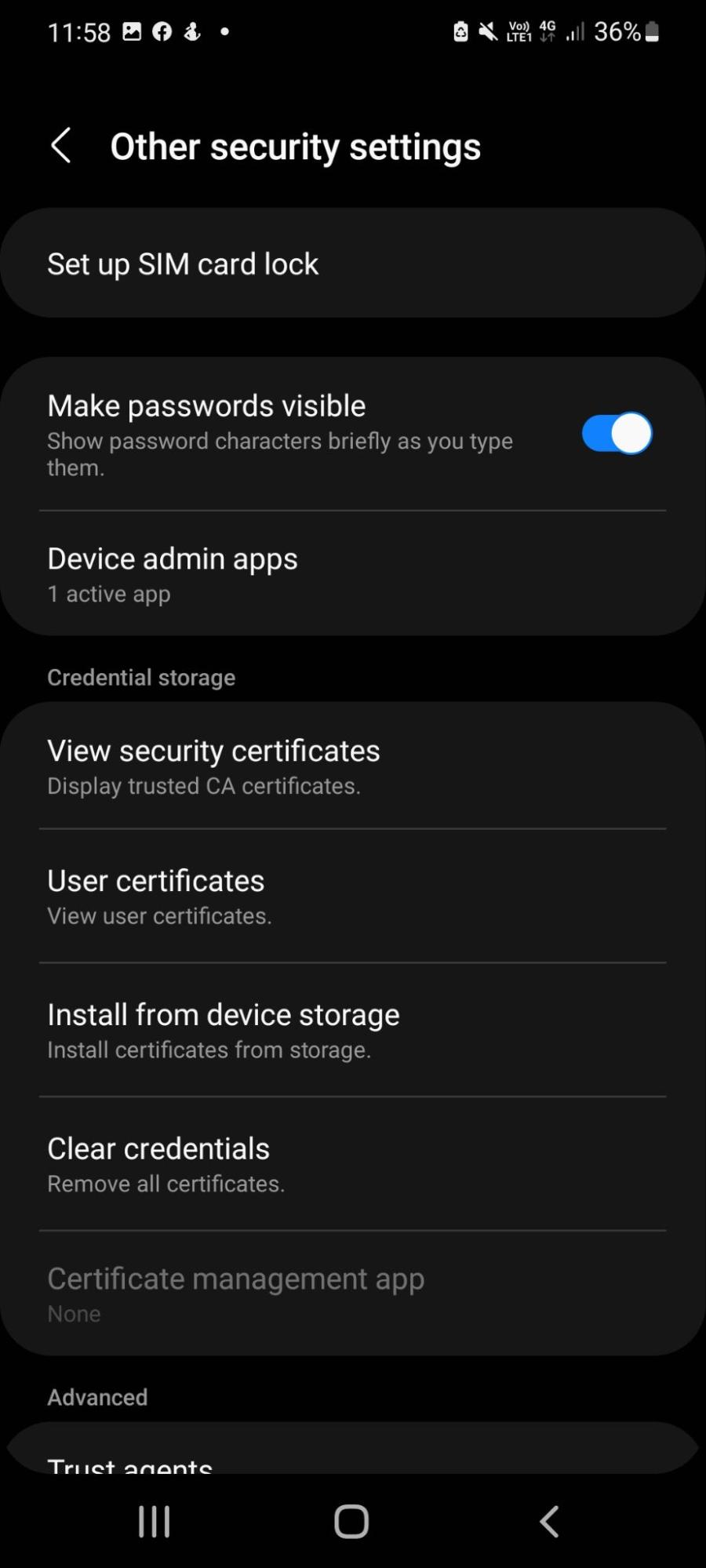 Select Set up SIM card lock Select Set up SIM card lock