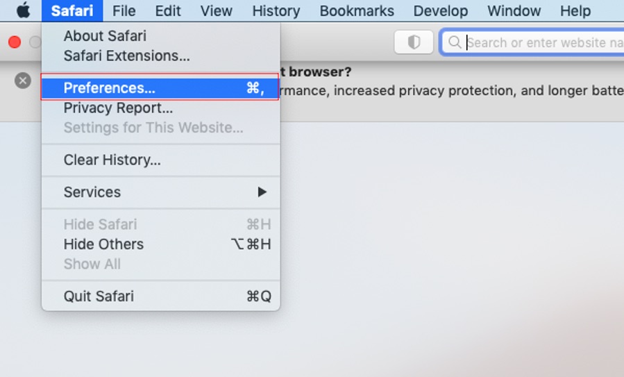 Go to Preferences Go to Preferences