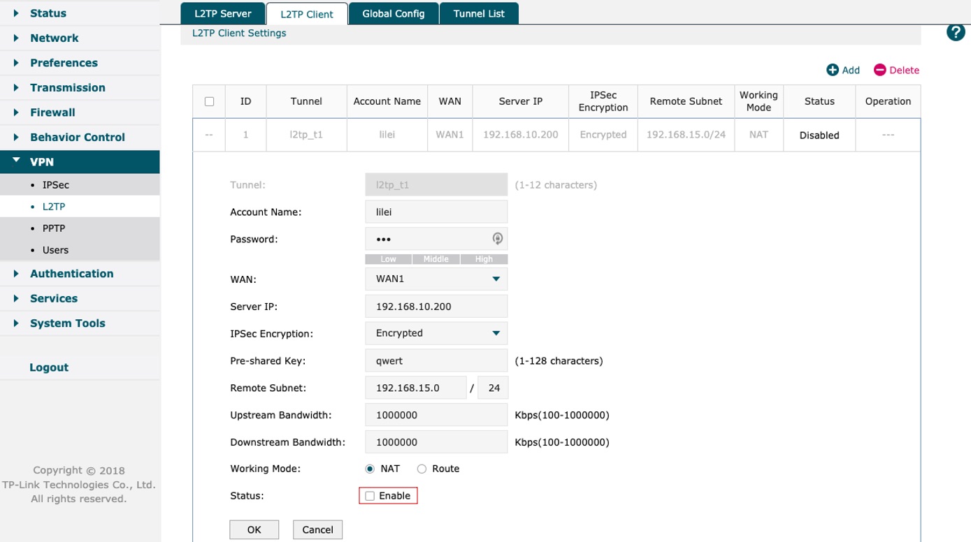 Select Enable Select Enable